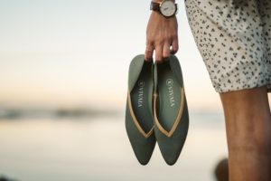 zapatos planos elegantes